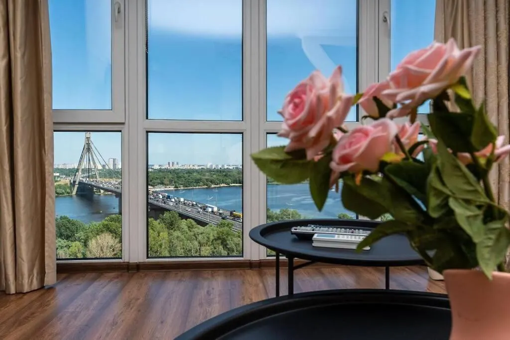 Apartments With Crazy Panoramic View Of The Dniepr Киев 0*,